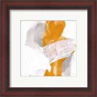 Framed 'Amber Wash III' border=