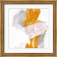 Framed 'Amber Wash III' border=