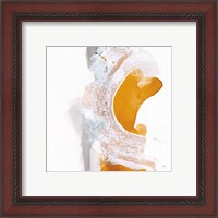 Framed 'Amber Wash I' border=