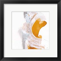 Framed 'Amber Wash I' border=