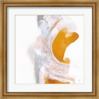 Framed 'Amber Wash I' border=