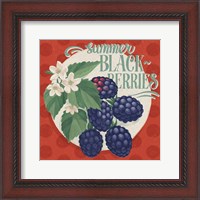 Framed 'Berry Breeze V' border=