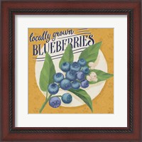 Framed 'Berry Breeze II' border=