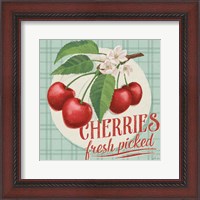 Framed 'Berry Breeze III' border=