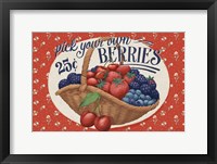 Framed Berry Breeze I