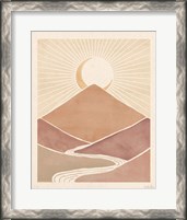 Framed 'Mid Century Landscape II' border=