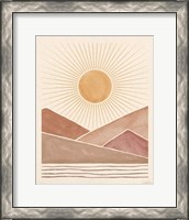 Framed 'Mid Century Landscape I' border=