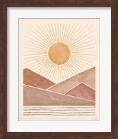 Framed Mid Century Landscape I