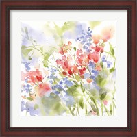 Framed 'Spring Meadow II' border=