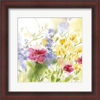 Framed 'Spring Meadow I' border=