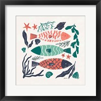 Coastal Reef I Framed Print