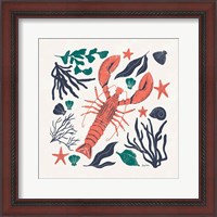 Framed 'Coastal Reef III' border=