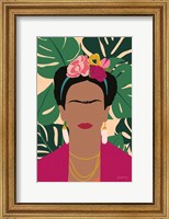 Framed Frida Kahlo I Palms No Distress