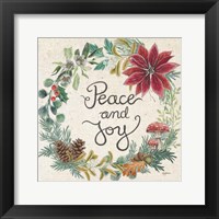 Christmas Chalk IV Light Framed Print