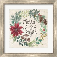 Framed 'Christmas Chalk III Light' border=