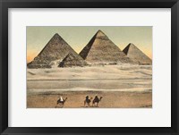 Framed Cairo Pyramids