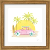 Framed 'Beach Cruiser II' border=