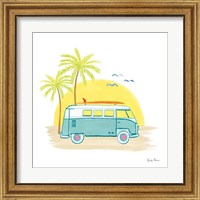 Framed 'Beach Cruiser I' border=