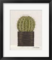 Framed 'Potted Cactus' border=