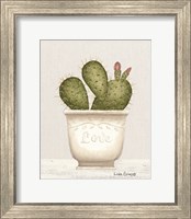 Framed 'Prickly Pear Cactus' border=