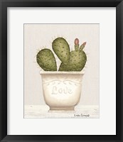 Framed 'Prickly Pear Cactus' border=