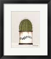 Framed 'Round Cactus' border=