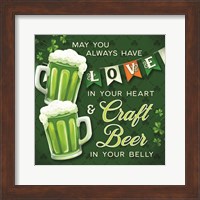 Framed Craft Beer in Your Belly