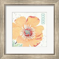 Framed 'Happy Meadow VIII' border=