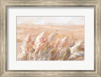 Framed Terracotta Prairie Grasses