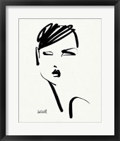 Brush Portrait IV Framed Print