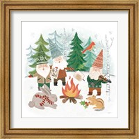 Framed 'Woodland Gnomes II' border=