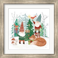 Framed 'Woodland Gnomes I' border=