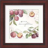 Framed 'In the Orchard IV' border=