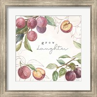 Framed 'In the Orchard IV' border=