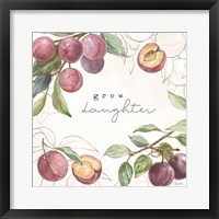 Framed 'In the Orchard IV' border=