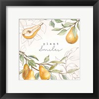 Framed 'In the Orchard III' border=