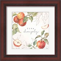 Framed 'In the Orchard II' border=