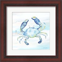 Framed 'Great Blue Sea XIII' border=