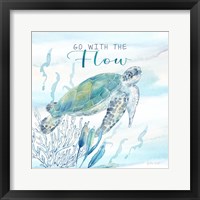 Great Blue Sea XXI Framed Print