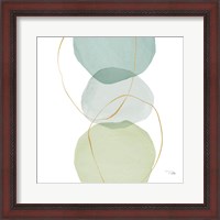 Framed 'Pastel Circles II' border=