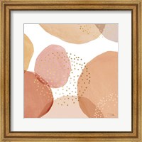 Framed 'Pebbles III' border=