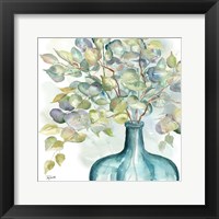 Eucalyptus in Mason Jar III Framed Print