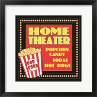 Home Movie Theater Framed Print