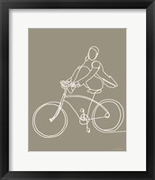 Framed 'Feet on the Bike I' border=