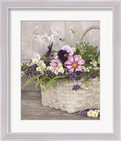 Framed Fresh Garden Basket