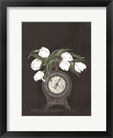 Framed Vintage Scale with Tulips