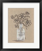 Framed Sketchy Floral 1