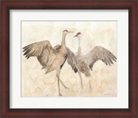 Framed 'Sandhill Cranes 1' border=