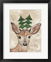 Christmas Deer Framed Print