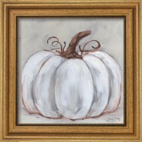 Framed 'Pumpkin Close-Up II' border=